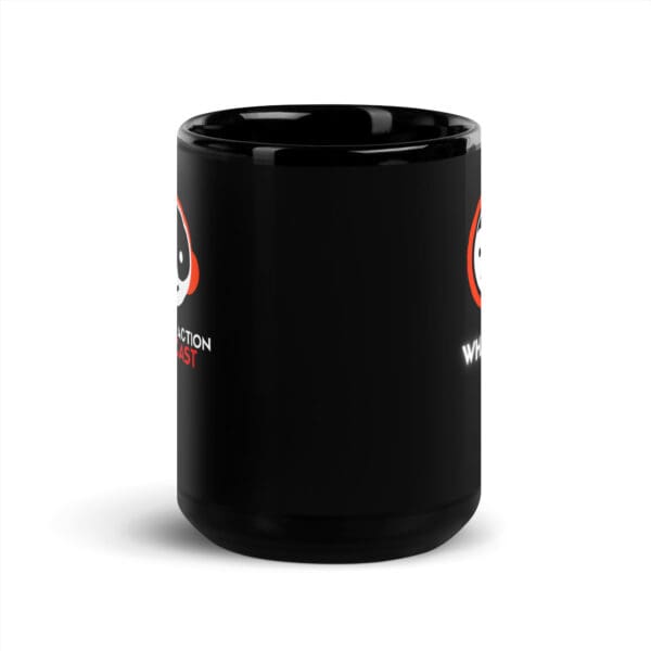 Inspired Action - Black Glossy Mug - Image 3