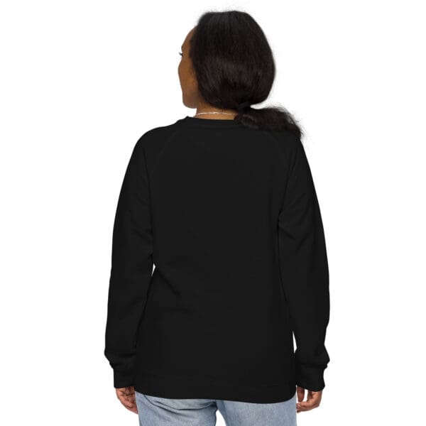 Inspired Action - Unisex organic raglan sweatshirt - Image 2