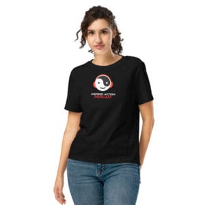 Inspired Action - Women’s organic ribbed neck t-shirt